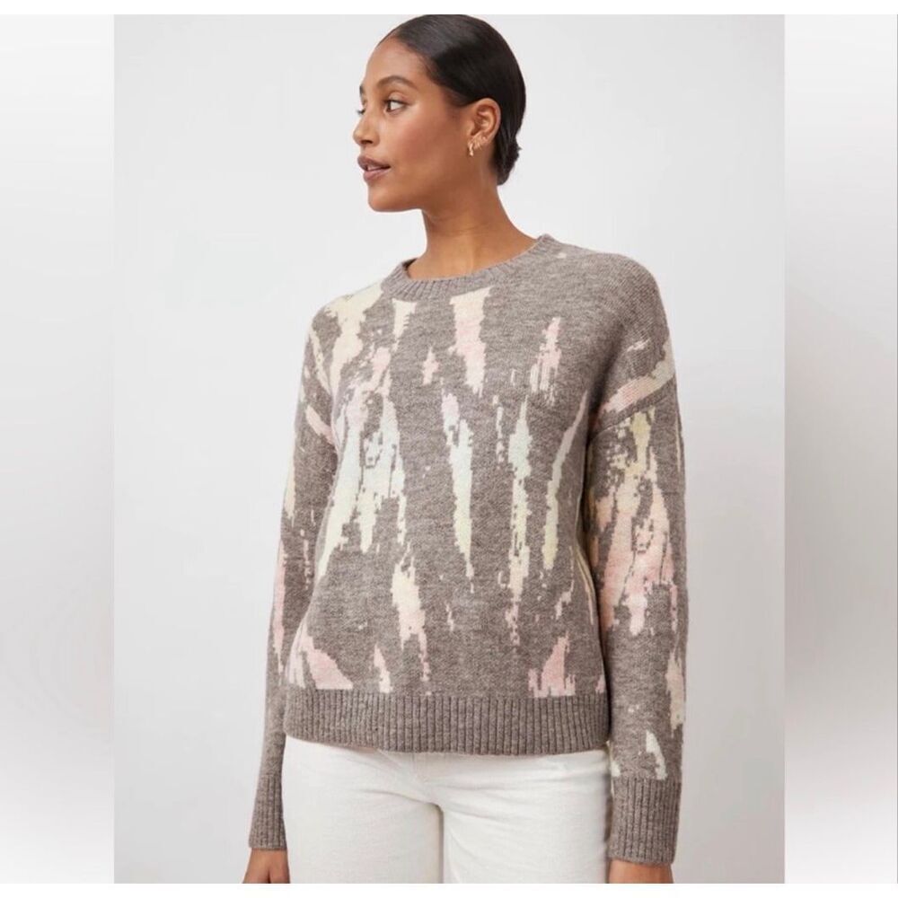 Rails Virgo Sweater in Grey Tie-Dye Size Medium
